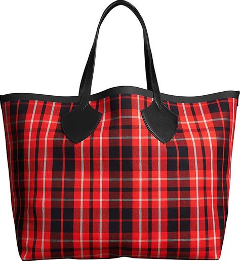 burberry large plaid tote|extra large Burberry tote bag.